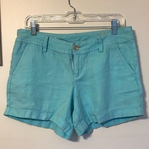 Lilly Pulitzer Calla Shorts 100% Linen - Size 6